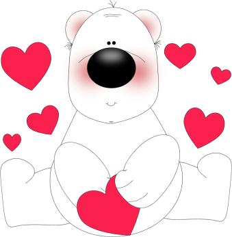 Bear In Love - Love Clip Art