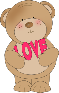 Bear Love - Love Clipart