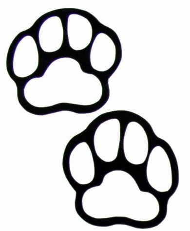 grizzly bear paw print clipar