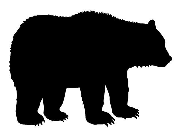 Bear Silhouette 2 - Bear Silhouette Clip Art