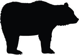 bear silhouette clip art - Bear Silhouette Clip Art