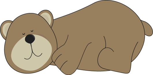 Bear Sleeping - Bear Clipart Images