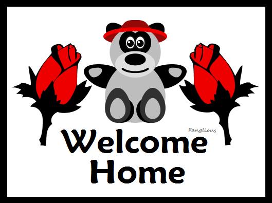 Bear Welcome Home Clipart