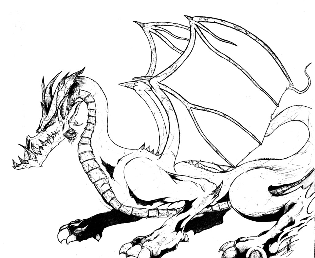 Bearded Dragon Clipart coloring page