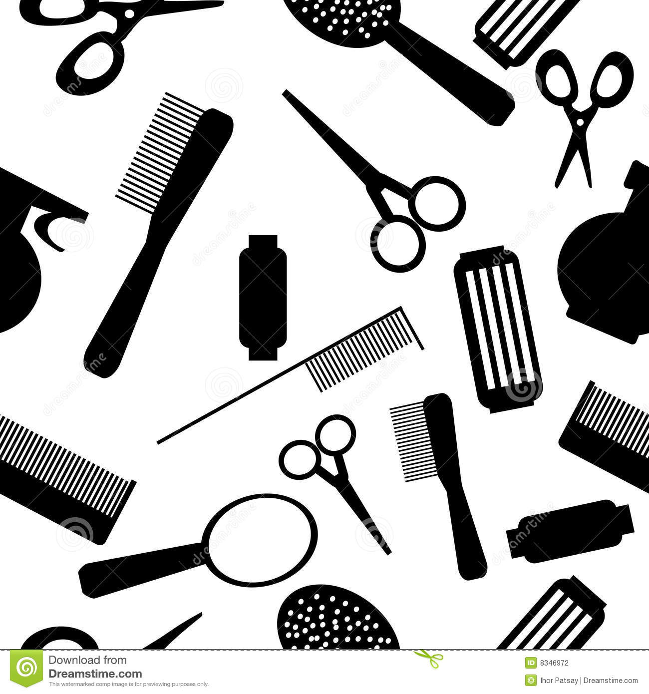 Beauty salon tools clipart -  - Beauty Salon Clipart