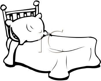 Bed Clip Art Black And White Bed Clipartroyalty Free Clip