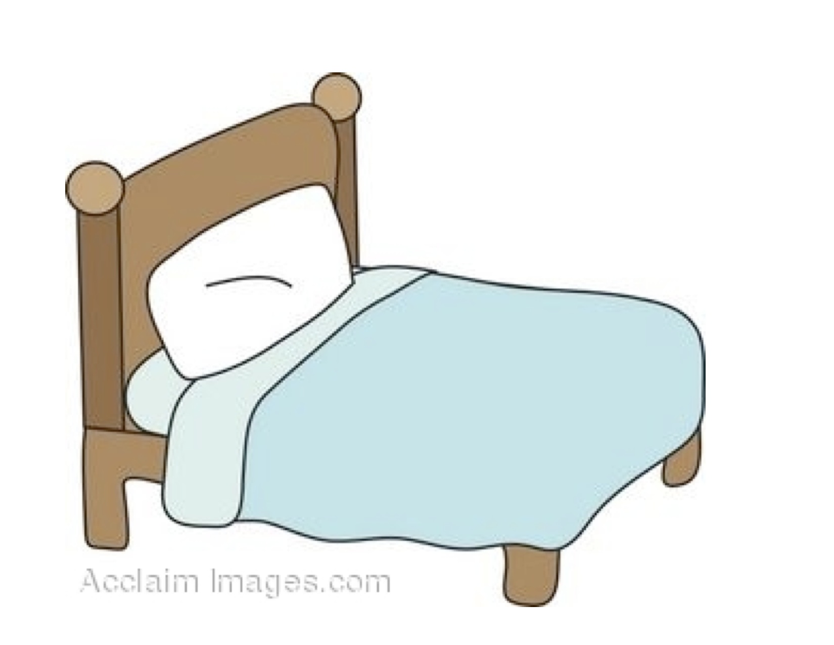 Free Double Bed Clip Art