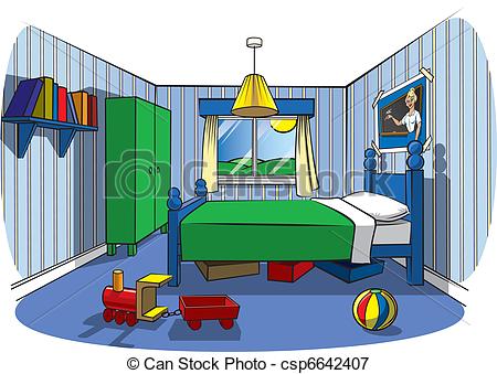 bedroom clipart - Clipart Bedroom