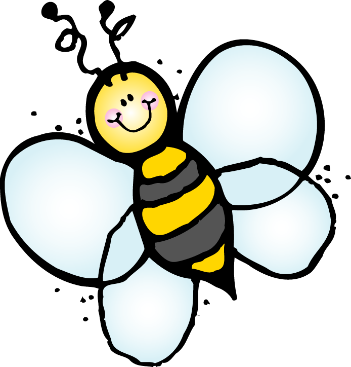 Bee free to use clipart