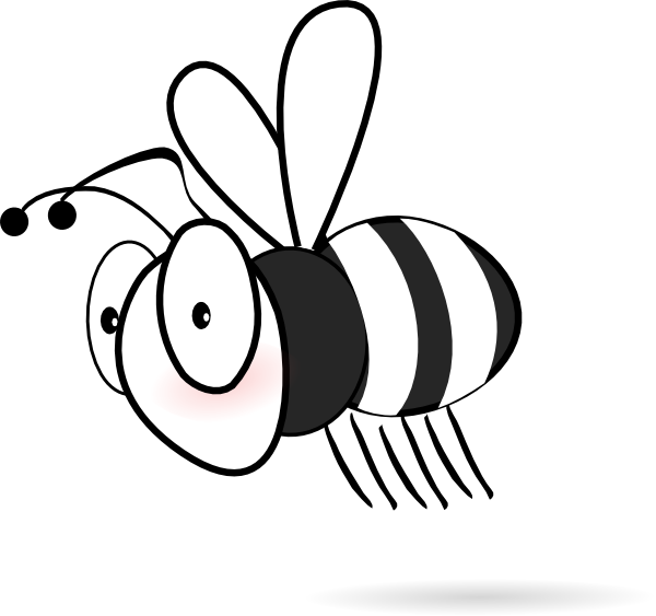 Bee Black And White Clip Art Clipart Panda Free Clipart Images