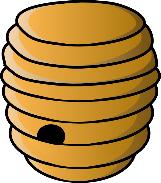 Beehive Clip Art - Beehive Clip Art