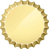 beer bottle cap label u0026mi - Bottle Cap Clip Art