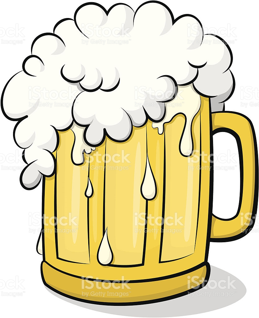 Beer Glass vector art illustr - Beer Mug Clip Art