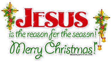 Bells With Jesus Is The Reaso - Christian Christmas Clip Art