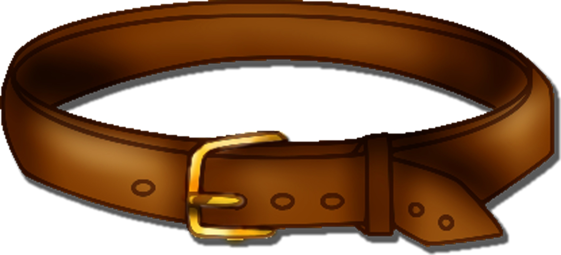 Narrow belt with buckle icon,