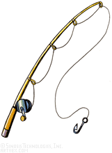Bent fishing pole clipart - C - Clipart Fishing Pole