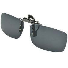 Besgoods Polarized Clip-on Flip up Metal Clip Sunglasses Lenses Glasses Unbre.