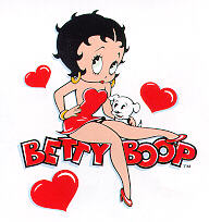 Betty Boop Cartoon Clip Art I