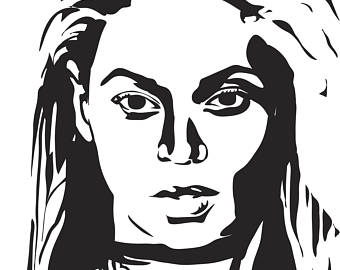 Beyoncé Print, Wall Art Prints, Art Print, Minimalist Print, Digital Print,