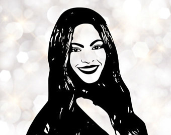 Beyonce Silhouette, artist silhouettes, celebrity silhouette, famous people