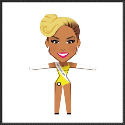 Beyonce Knowles Clipart-Clipartlook.com-416