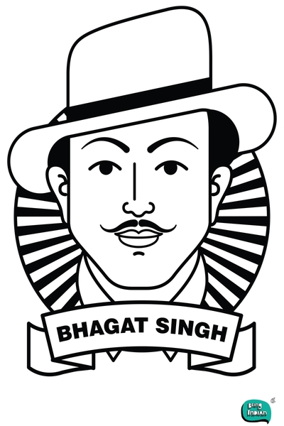 bhagat singh clipart 7