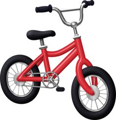 Free Cartoon Bicycle Clip Art