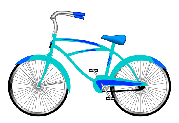 Bicycle bike clipart 6 bikes  - Bicycle Clipart