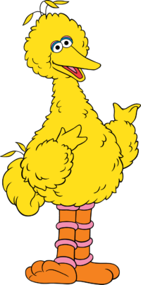 Big Bird 03 - Sesame Street Clip Art