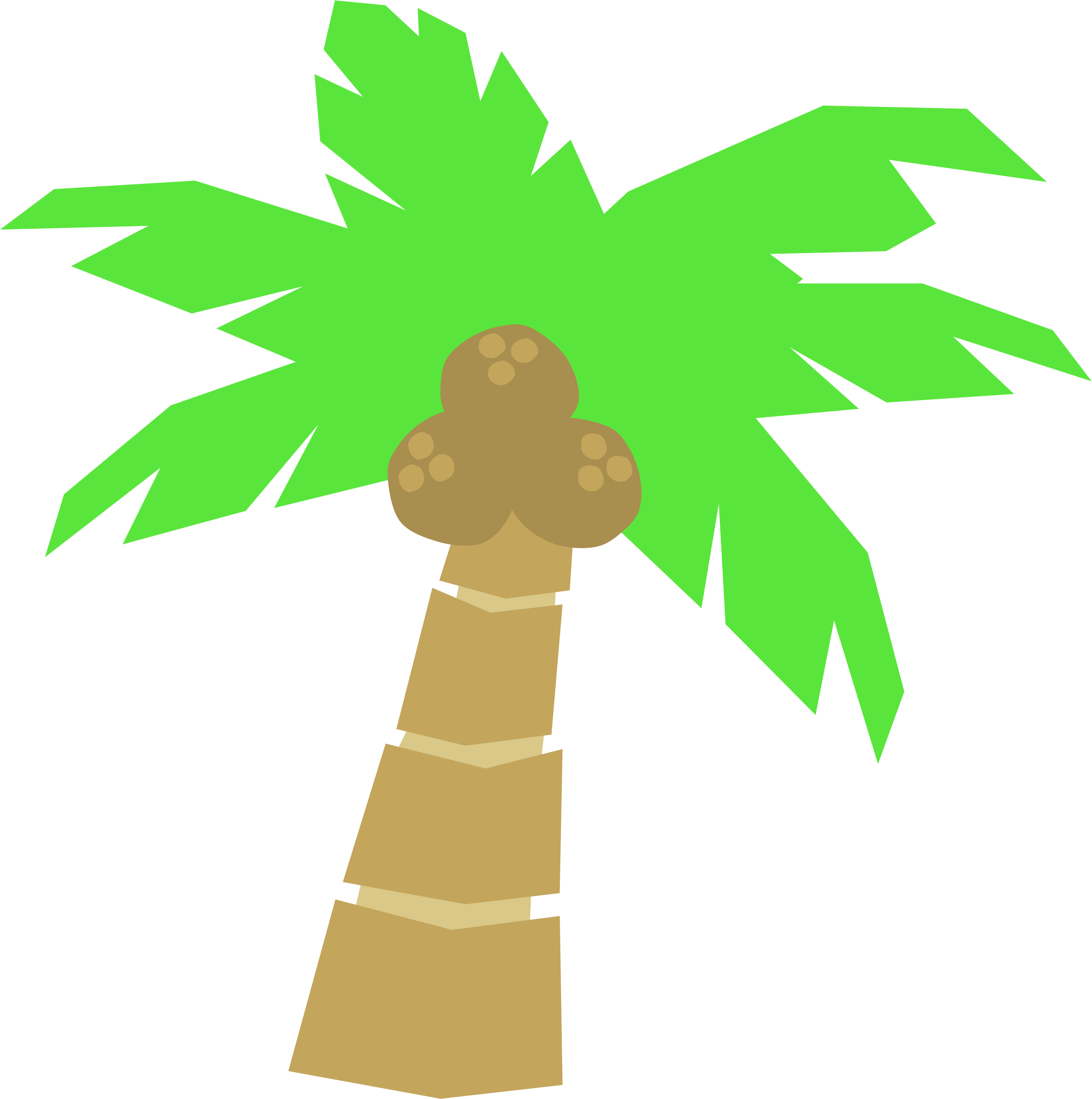 BIG IMAGE (PNG) - Clip Art Palm Trees