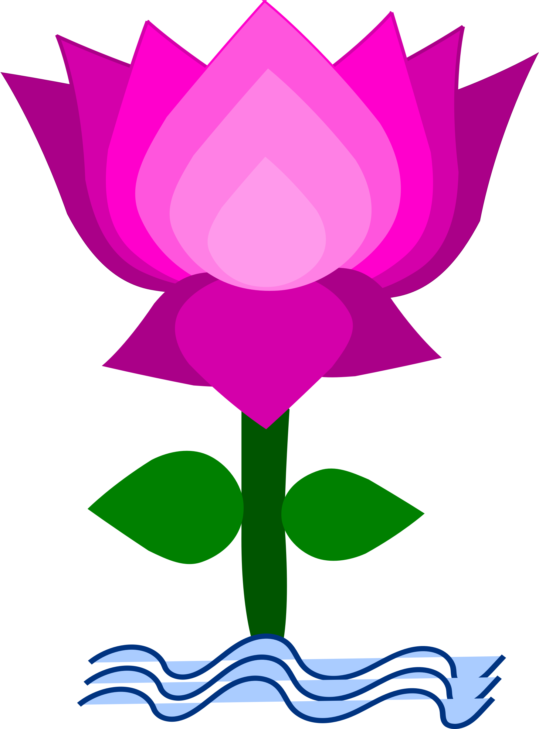 Pink Lotus Clip Art At Clker 