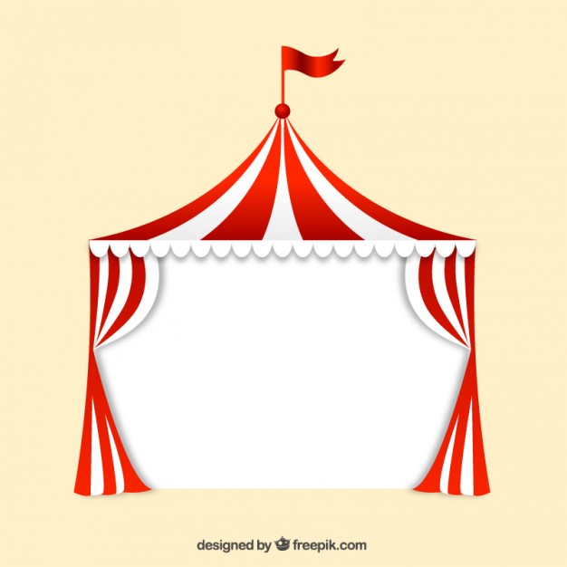 Big top circus - Circus Tent Clipart