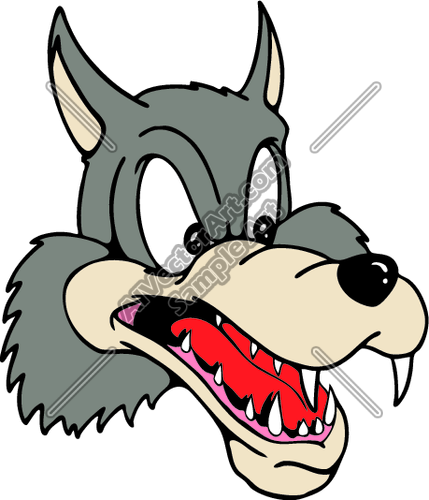 bigbadwolf Clipart and Vectorart: Sports Mascots - Wolves and