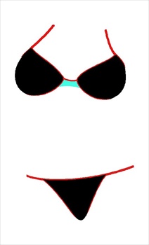 Bikini Stars Clipart - Bikini Clip Art