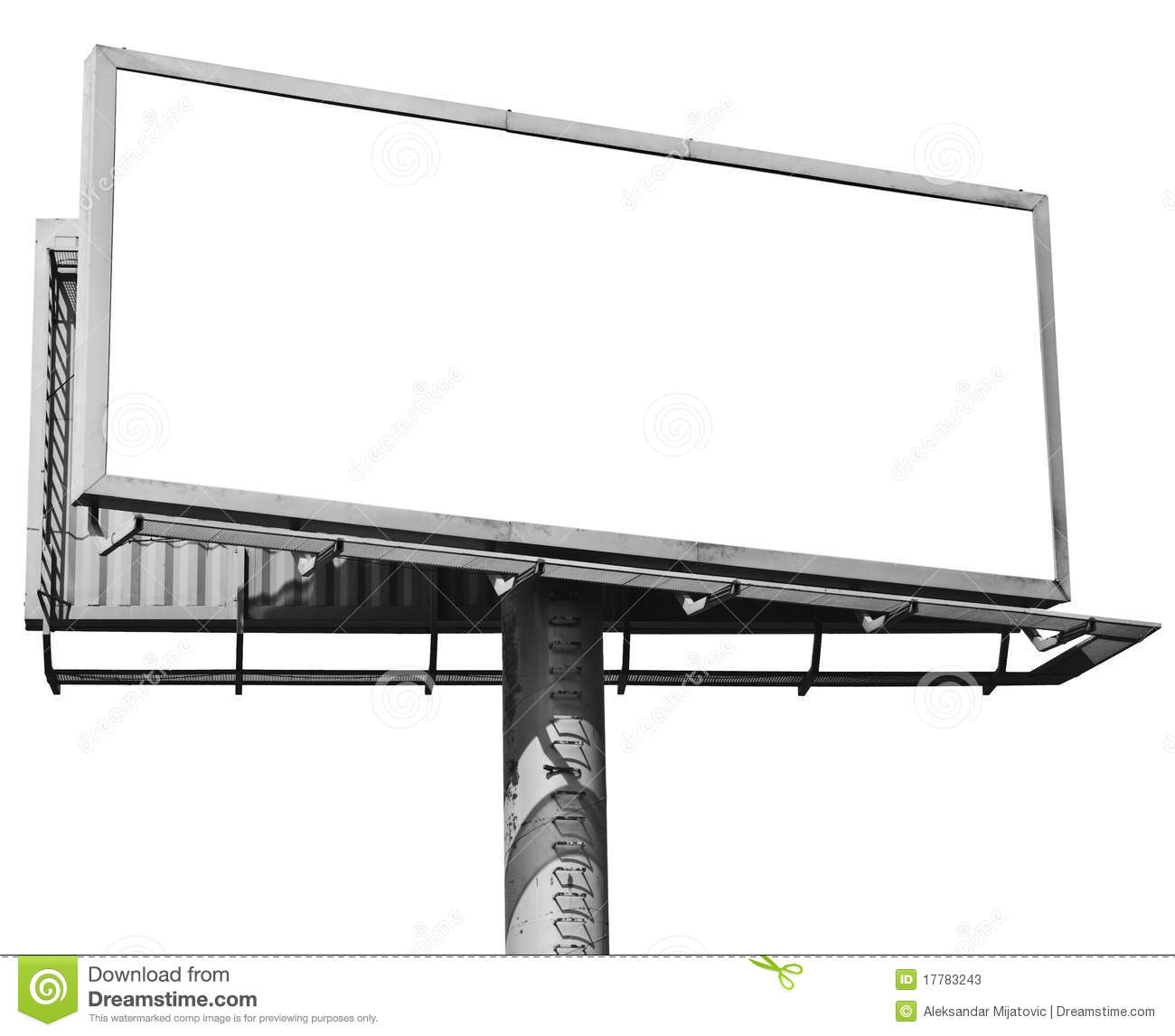 Tree and billboard; Billboard