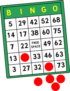Bingo clipart 2