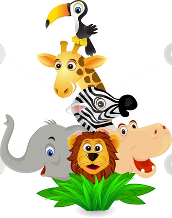 Bingo Cartoon Zoo Animals