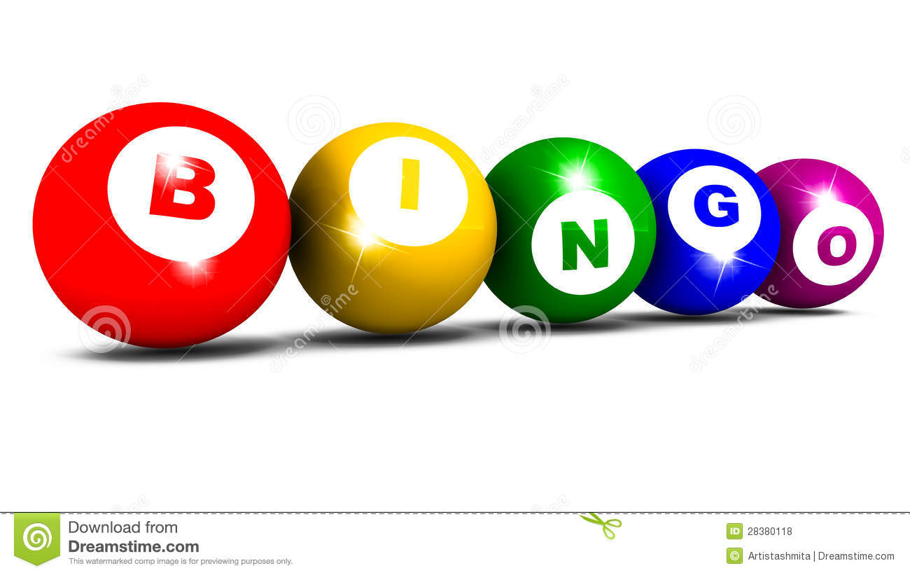 bingo balls illustration desi
