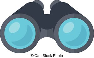 ... Binoculars spy glasses. - Isolated icon pictogram. Eps 10.