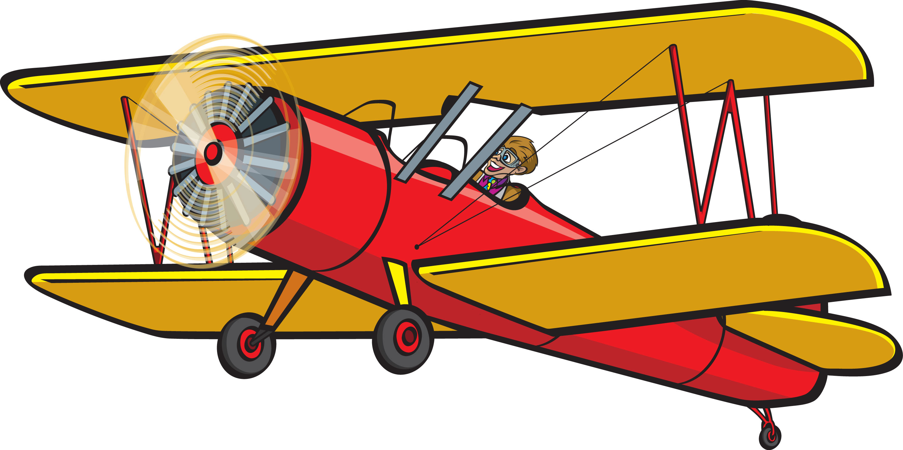Biplane Clipart Clip Art Signs And Posters