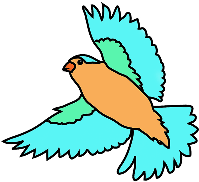 Bird clip art bird images . - Bird Flying Clipart