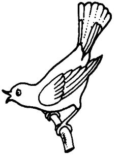 bird clipart black and white - Google Search
