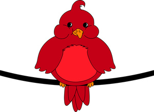Bird Clipart Image Red Robin .