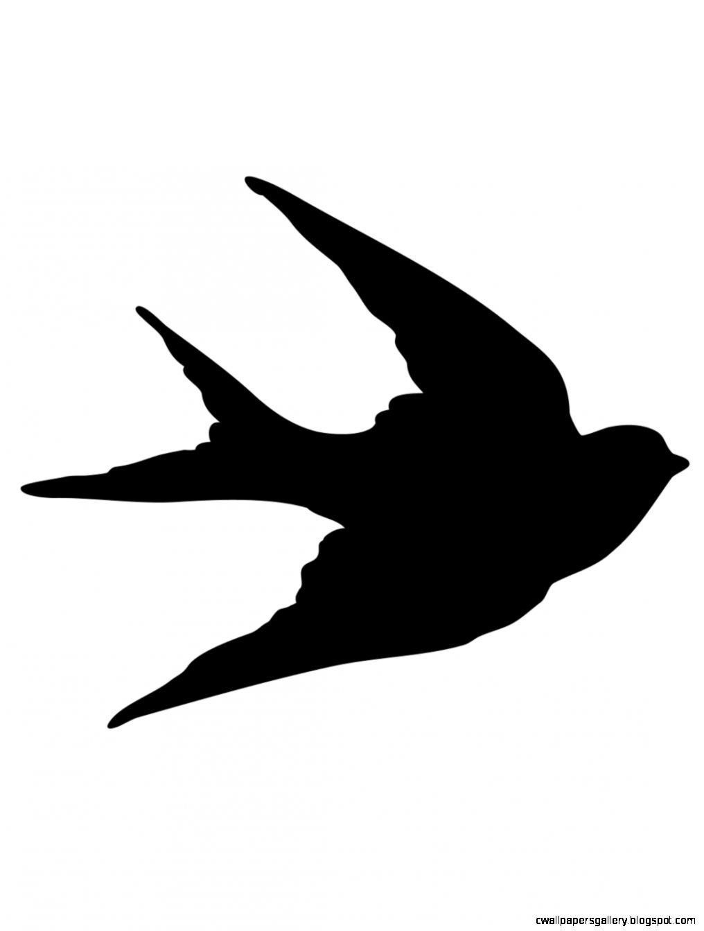 bird clipart silhouette .