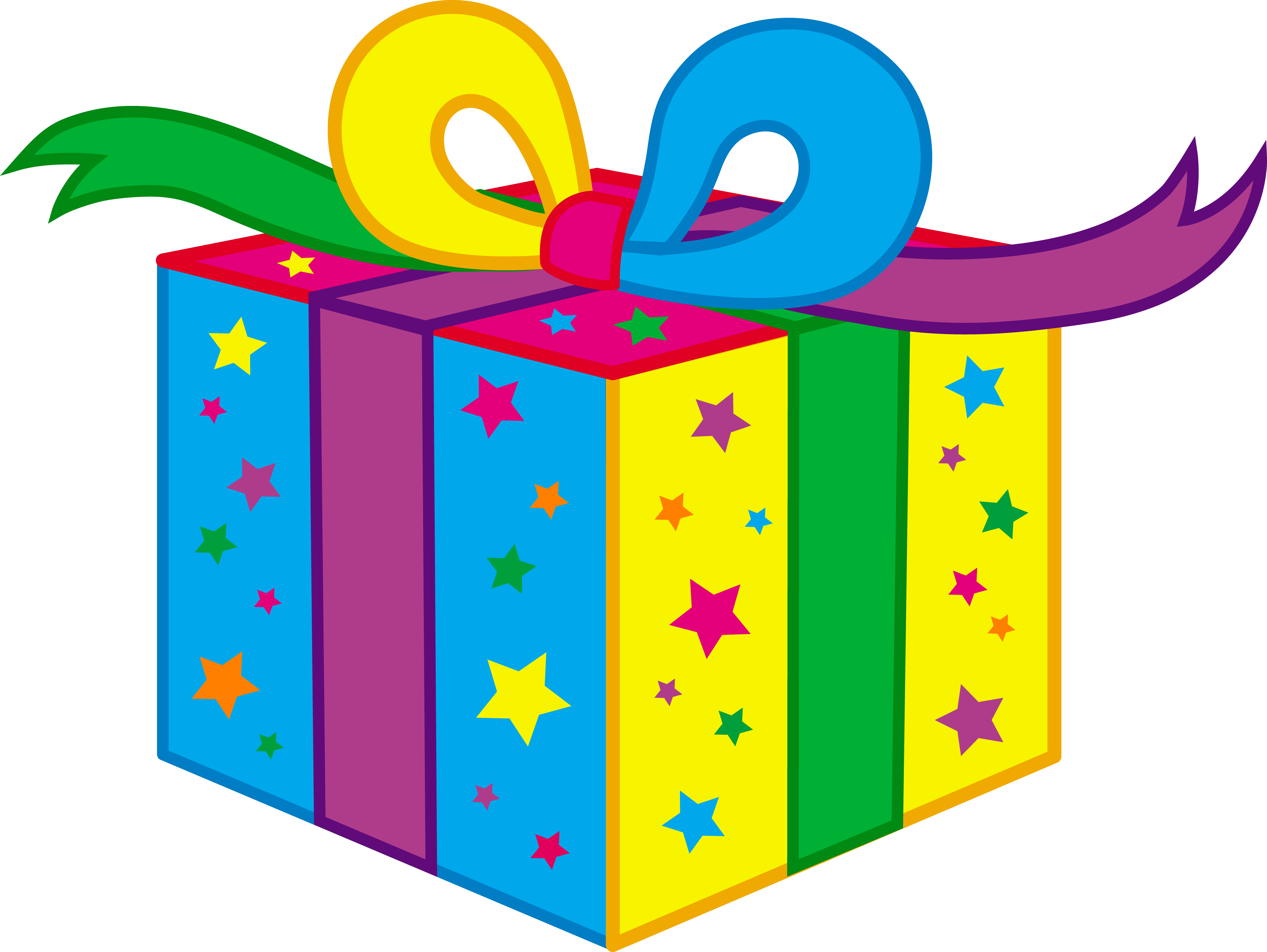Birthday Gift Box Free Vector