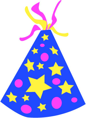 birthday hat clip art clear b - Clipart Party Hat