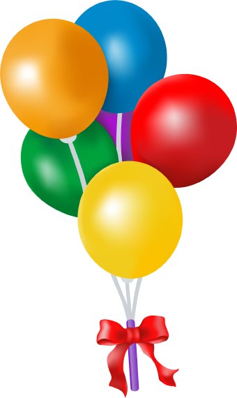 Birthday Balloons Clip Art | Clipart library - Free Clipart Images