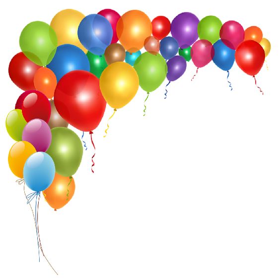 Birthday balloons clip art cl
