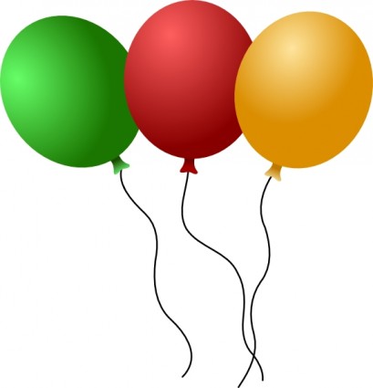 Birthday balloons clipart cra - Clipart Birthday Balloons