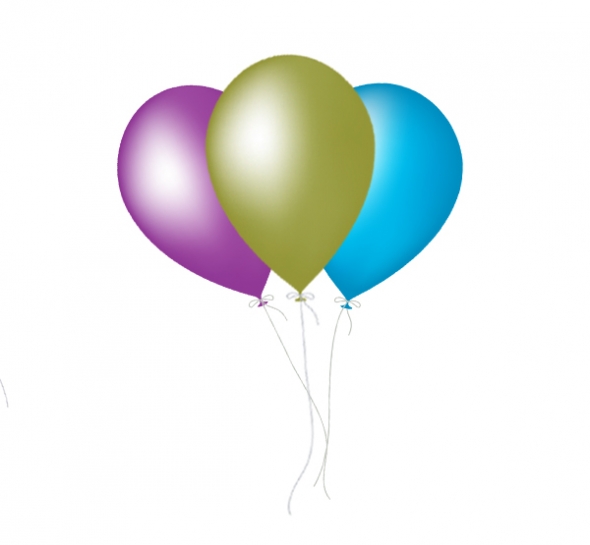 Birthday balloons free birthday balloon clip art free clipart images 4 - Clipartix